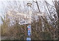 Old Direction Sign - Signpost by Rudge Lane, Beckington Parish