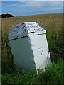 Old Milestone by the A917, Falside, Kingsbarns Parish