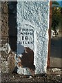 Old Milestone by the B842, Carradale Harbour