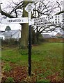 Old Direction Sign - Signpost by Edmondsham Road, Verwood Parish