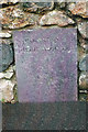 Old Milestone by the former A487, Gwynfa, Penygroes, Llanllyfni Parish