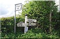 Old Direction Sign - Signpost by the A264, Teasley Mead, Withyham Parish