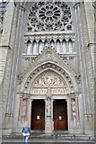 W7966 : Cathedral of St Colman - main door by N Chadwick
