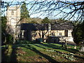 Winter sunshine and snowdrops at St Peter