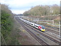 The West Coast Main line seen from Little Oxhey Lane