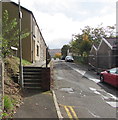 Steps up to Pleasant View houses, Pentre