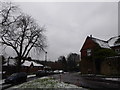 Looking from Church Hill into Tanners Lane