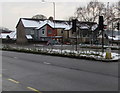 Snowy roofs, Mount Pleasant, Malpas, Newport