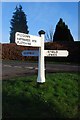 Old Direction Sign - Signpost by Station Road, Isfield Parish