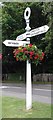 Old Direction Sign - Signpost by the B3058, Milford Crescent, Milford-on-Sea Parish