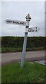 Old Direction Sign - Signpost by Stoford Lane, Steart Barton, Trull Parish