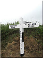 Old Direction Sign - Signpost by the B3248, Ford Hill Cross, Hartland Parish