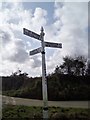 Old Direction Sign - Signpost east of Rosevean, St Keverne Parish