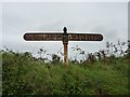 Old Direction Sign - Signpost north of Blunts, Quethiock Parish