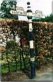 Old Direction Sign - Signpost by the A534, Crewe Road, Willaston Parish