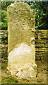 Old Guide Stone by the A58, Memorial Hall, Collingham Parish