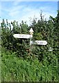 Old Direction Sign - Signpost by Combe Cross, Stogumber Parish