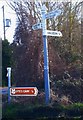 Old Direction Sign - Signpost The Charltons Parish