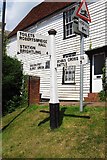 TQ7323 : Old Direction Sign - Signpost by High Street, Robertsbridge, Salehurst Parish by Milestone Society