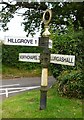 Old Direction Sign - Signpost by Blind Lane, Crossways, Lurgashall Parish