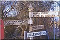 Old Direction Sign - Signpost by Windmill Hill, Lillesdon, Thornfalcon Parish