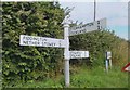 Old Direction Sign - Signpost by Coultings, Fiddington Parish