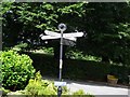 Old Direction Sign - Signpost by Jinny Lane/Ridge Lane, Happy Valley