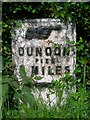 Old Milestone by the A815, Sandbank, Dunoon and Kilmun