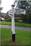 TQ7012 : Old Direction Sign - Signpost by Coombe Lane, Ninfield Parish by Milestone Society