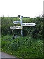 Old Direction Sign - Signpost by Silverdown Hill, Stogumber Parish