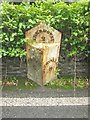 Old Milepost by the A493, Aber-Tafol, Aberdovey Parish