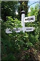 Old Direction Sign - Signpost by Rickney Lane, Pevensey Parish