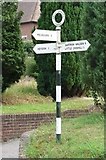 TL4239 : Old Direction Sign - Signpost by Heydon Road, Great and Little Chishill Parish by Milestone Society