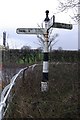 Old Direction Sign - Signpost by Warmingham Road, Shavington cum Gresty Parish