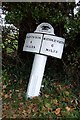 Old Milepost by the former A530, Middlewich Road, Leighton Parish