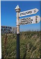 Old Direction Sign - Signpost by Wick Moor Drove, Stogursey Parish