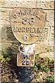 Old Milepost by the A697, 