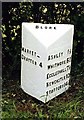 Old Milepost by the A53, Loggerheads Parish