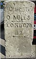 Old Milestone by the A286, Milestone Garage, Cocking Parish