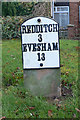 Old Milestone by the A441, Evesham Road, Reddith Parish