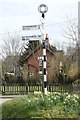 Old Direction Sign - Signpost, Upton Magna village