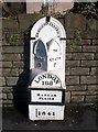 Old Milestone by the A48, Margam Road, Tai Bach Parish