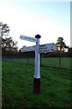 Old Direction Sign - Signpost by  the A272, Western Road, Newick parish