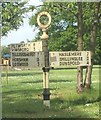 Old Direction Sign - Signpost at the east corner of the common in Plaistow