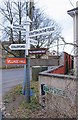 Old Direction Sign - Signpost by Stratton Hill, Holcombe Parish