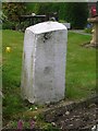 Old Milestone in Riversdale garden, east of St Fillans, Comrie Parish