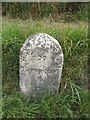 Old Milestone by the A482, Temple Bar, Llanfihangel Ystrad Parish