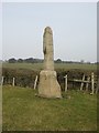 NZ2022 : Old Wayside Cross by the B6275, Dere Street, Bolam Parish by M Rayner