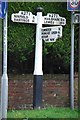 Old Direction Sign - Signpost by the A271, Herstmonceux