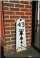 Old Milepost by the B2026, High Street, Uckfield Parish